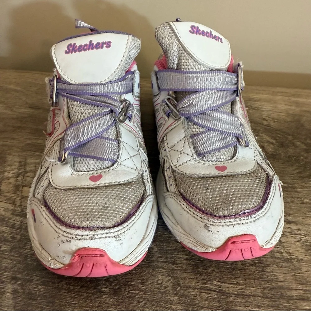 Piper Silver Sandals (New) Size 13 & Skechers in play condition Size 13.5